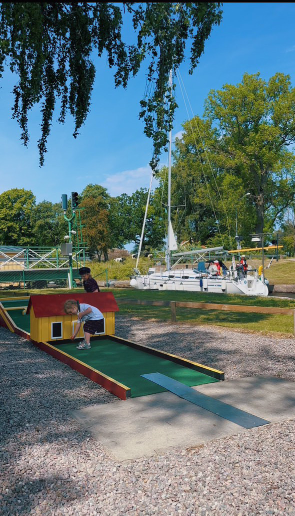 Minigolf i Vassbacken 