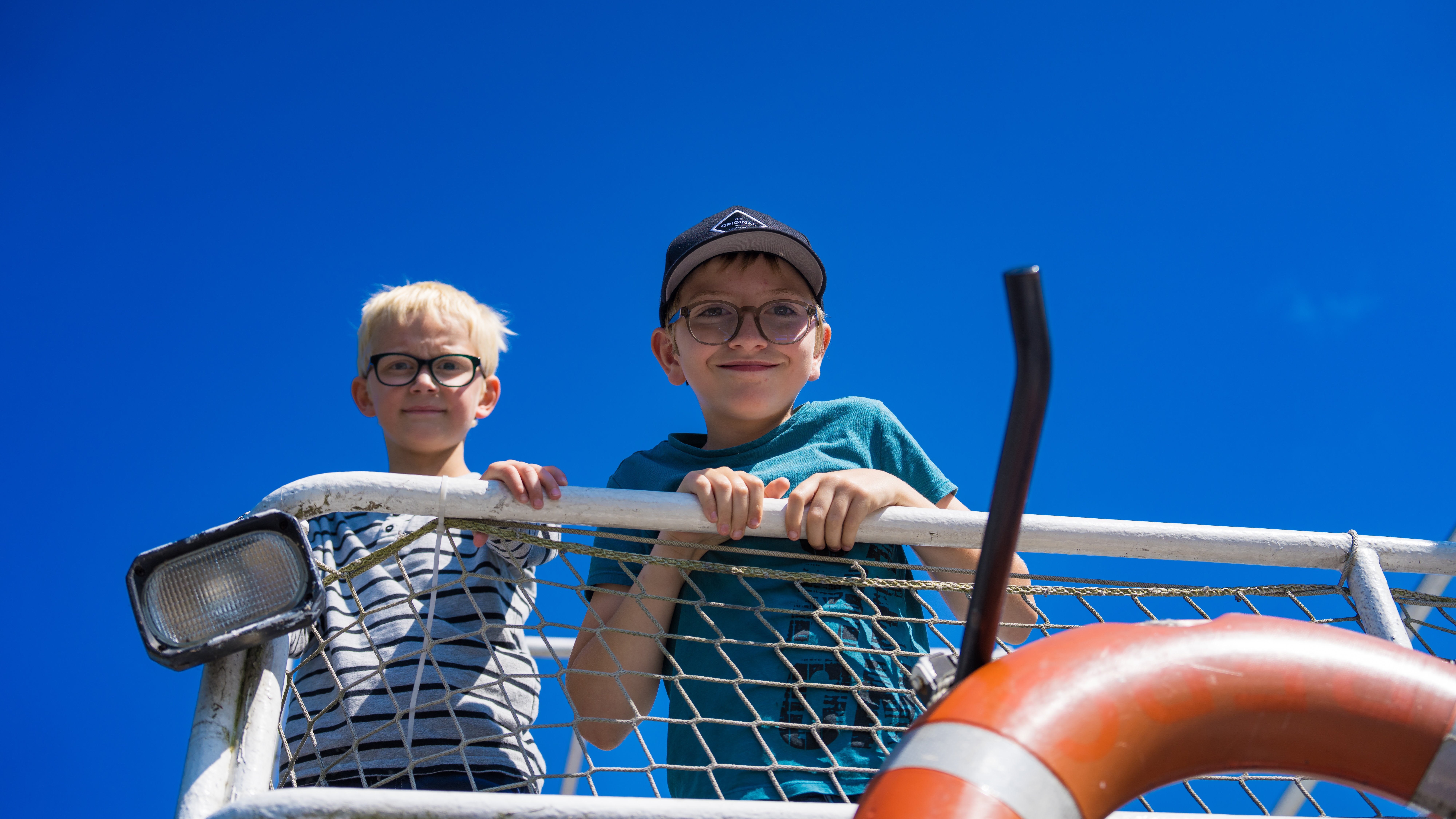 Barn ombord på M/S Wasa Lejon