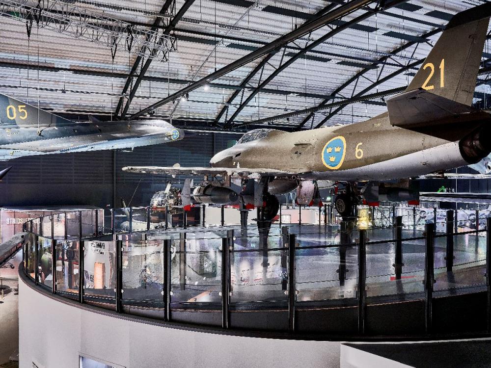 Flygplan på Flygvapenmuseum