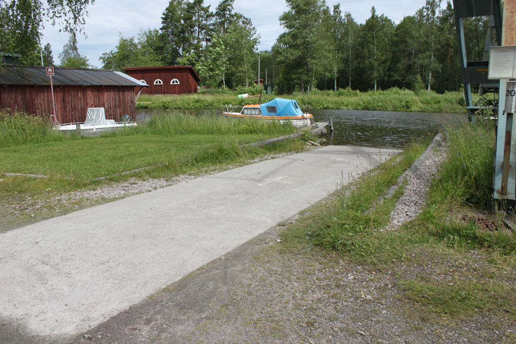 Trailerramp i Tåtorp 