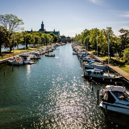 Inloppet i Vadstena gästhamn