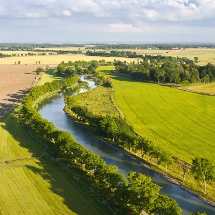 Trädallén längs Göta kanal