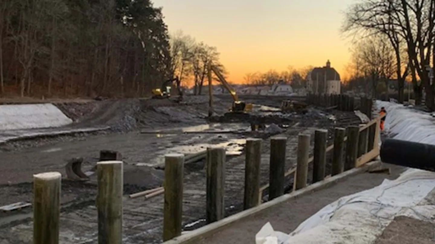 Renovering av kajen i Söderköping