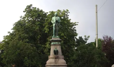 John Ericssons staty vid Avenyn i Göteborg