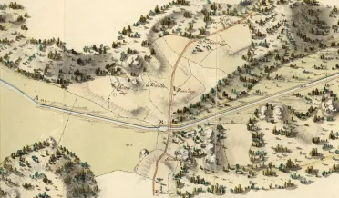 Historisk karta över Piparebacken
