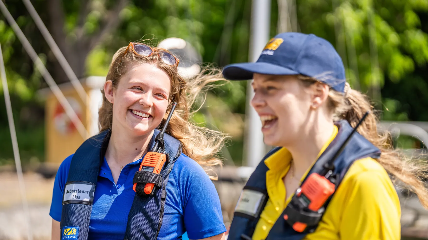 Arbetsledare och slussvärd 