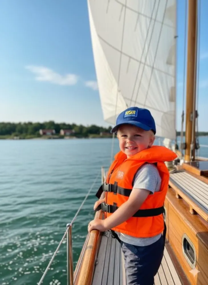 Barn med Göta kanal -keps 