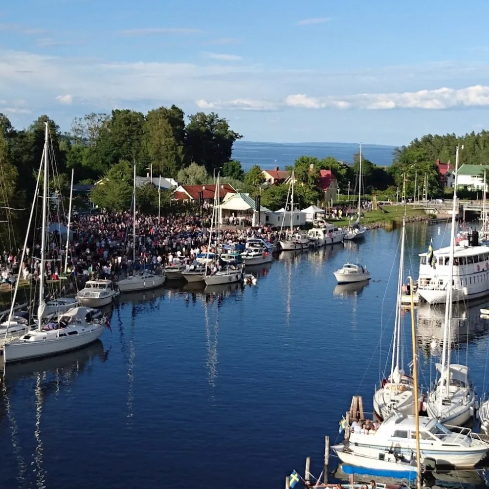 Evenemang vid kanalhamnen i Karlsborg