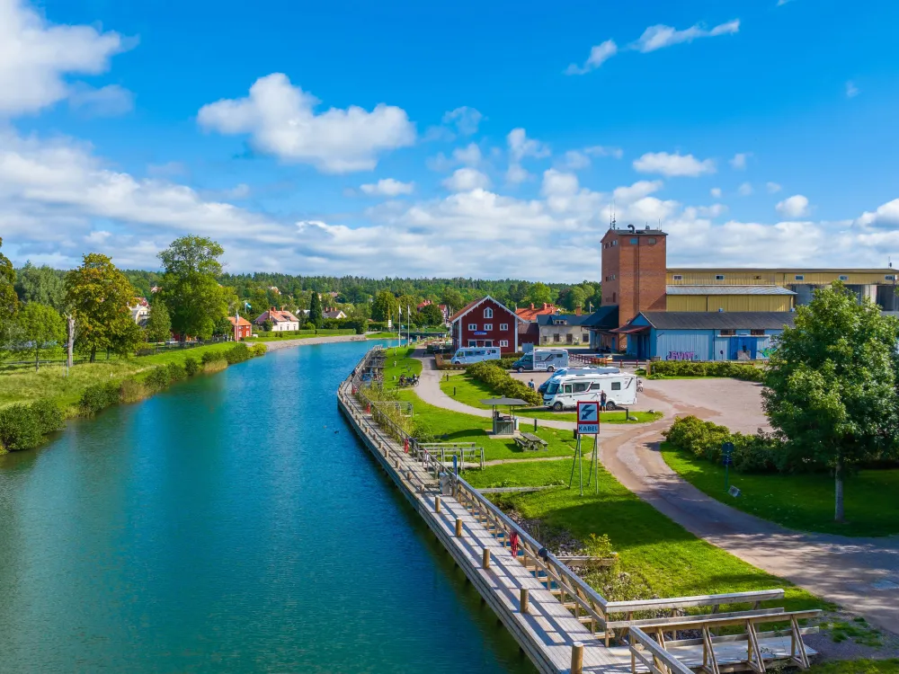 Borensbergs gästhamn vid sjön Boren