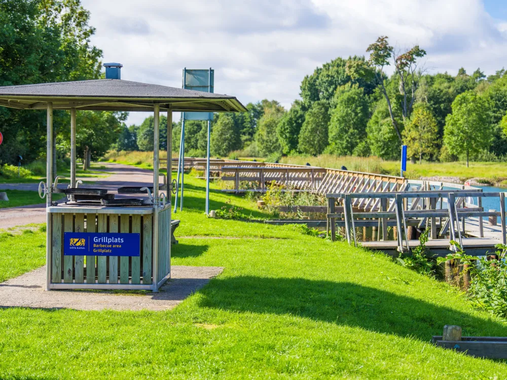 Borensbergs gästhamn vid sjön Boren