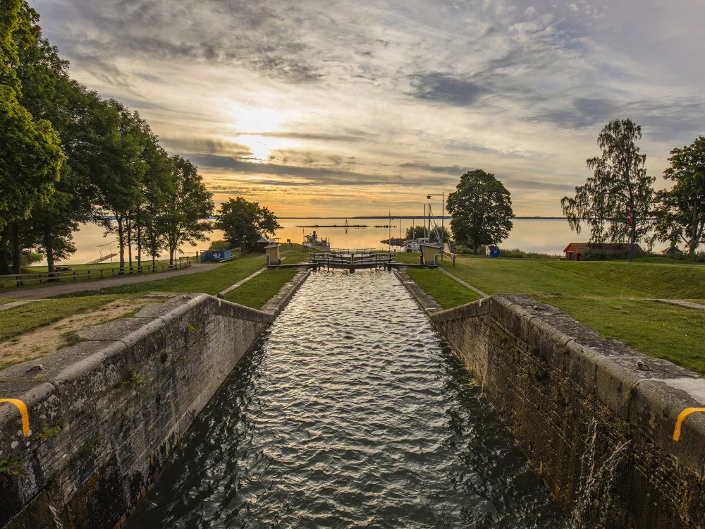 The Carl Johan Flight of Locks 