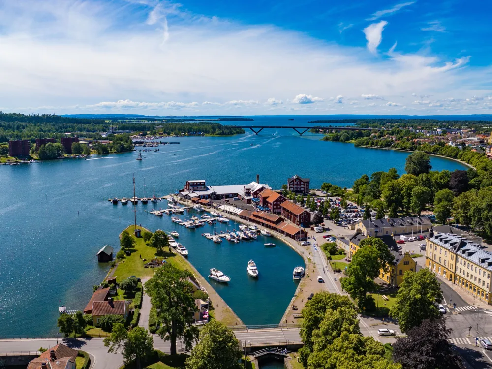Motala harbour - one of the canal's largest guest harbours