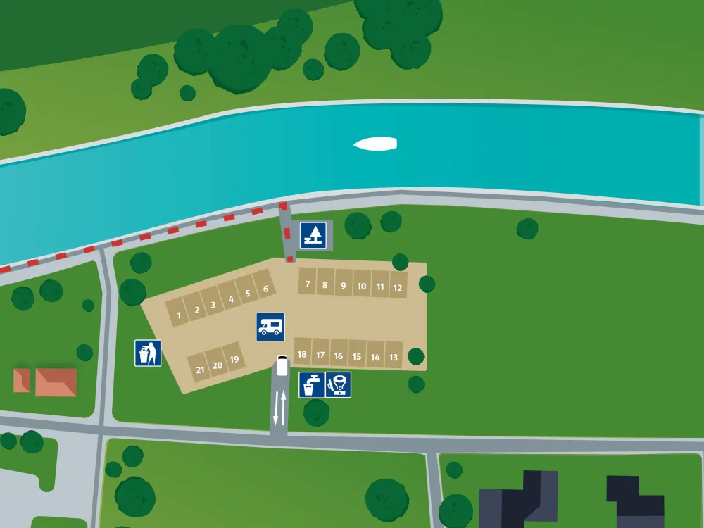 Motorhome space Söderköping