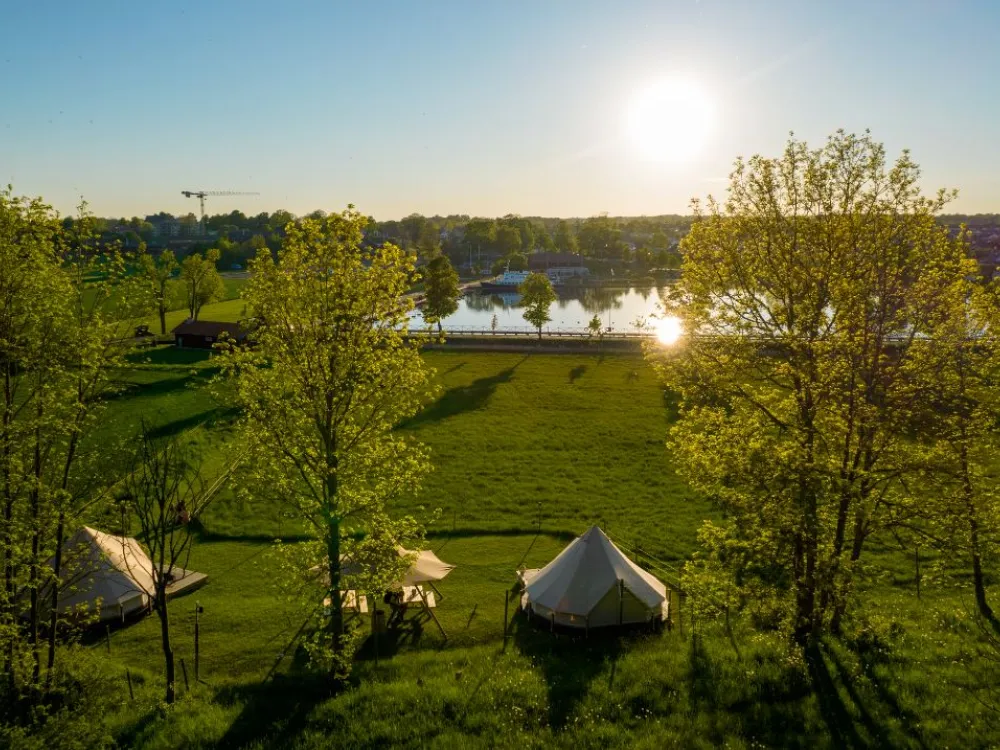 Glamping i Bergs slussar