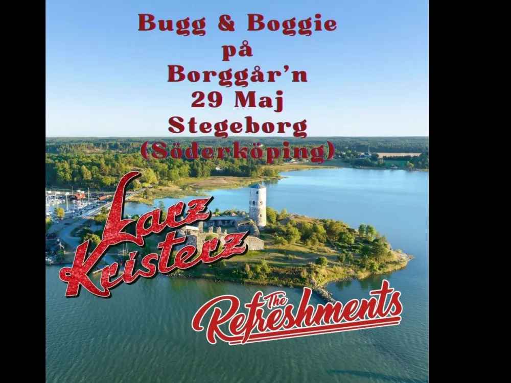 Lars Kristerz & The Refreshments kommer till Stegeborg. 