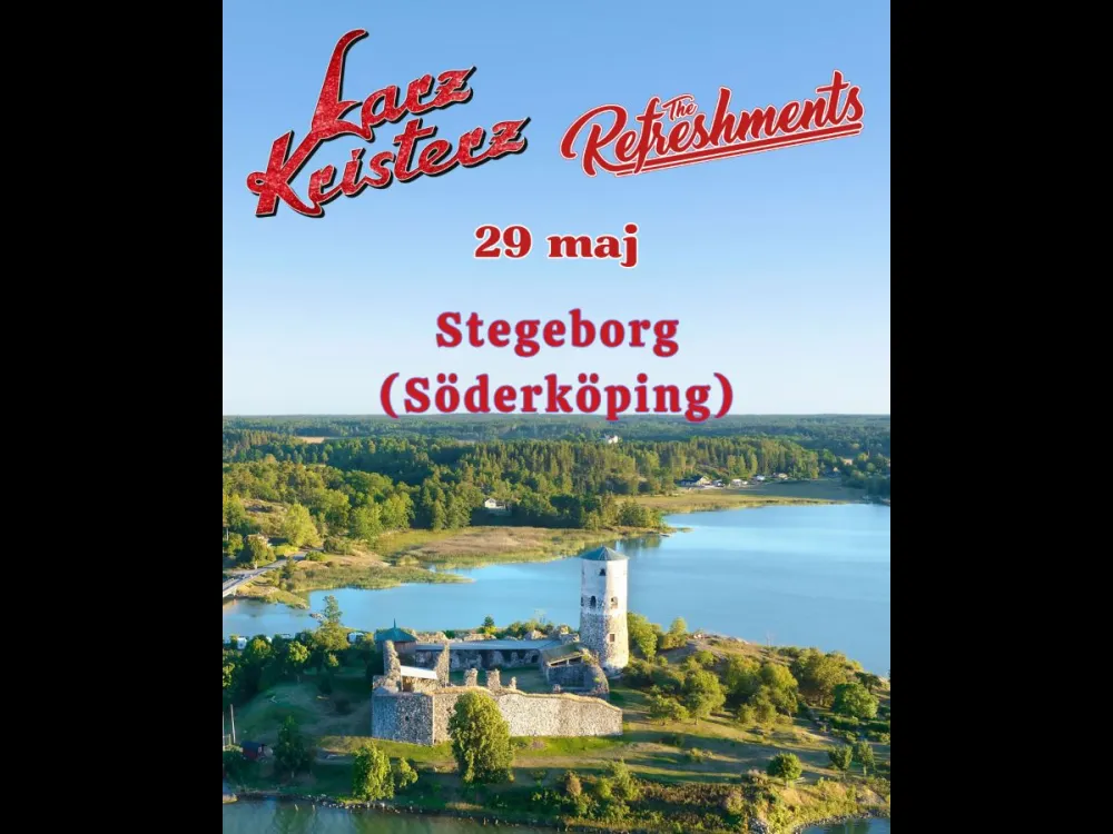 Lars Kristerz & The Refreshments kommer till Stegeborg. 
