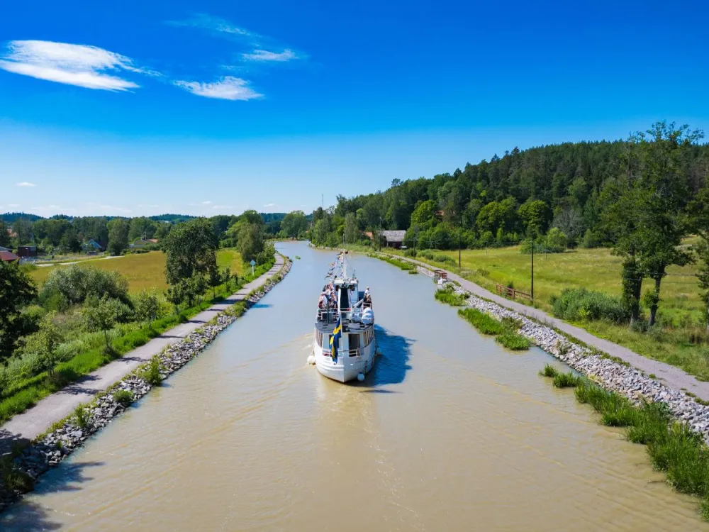 Kanalfahrt nach Stegeborg mit M/S Athene