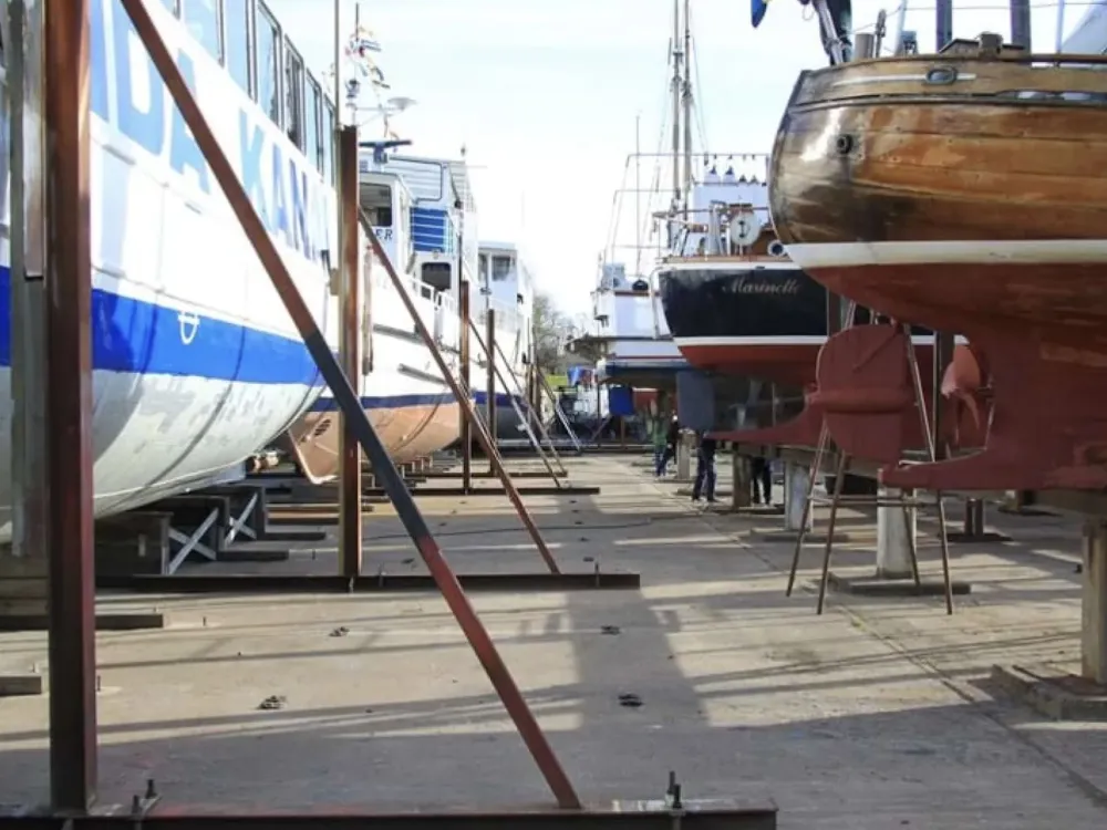 Indockning i torrdockan i Söderköping