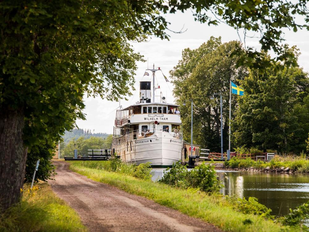 Kleine Kanalreise mit M/S Wilhelm Tham, Söderköping - Motala, 2 Tage
