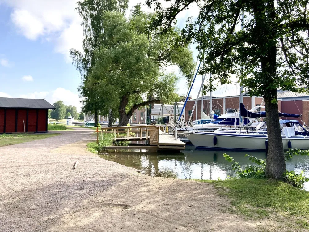 Gästhamn i historiska G:a Motala Verkstad