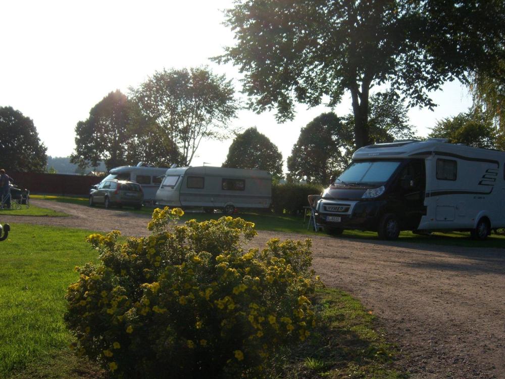Camping pitch caravan/motorhome incl electricity (No 1)