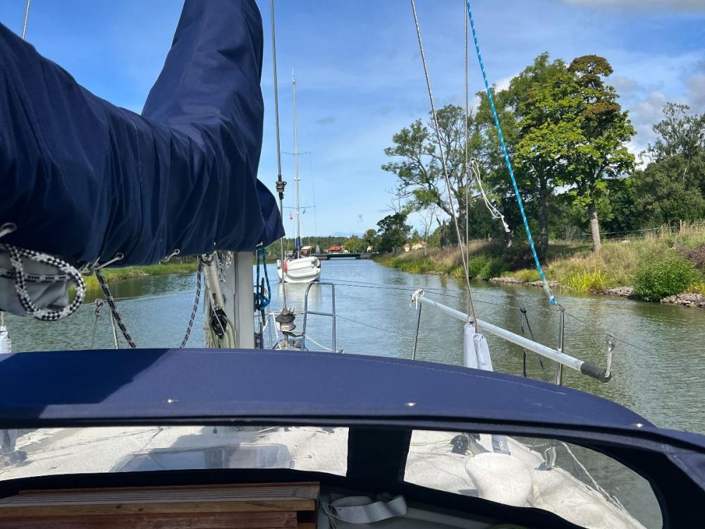 Bootsfahrt mit S/Y Lizella auf dem Göta-Kanal