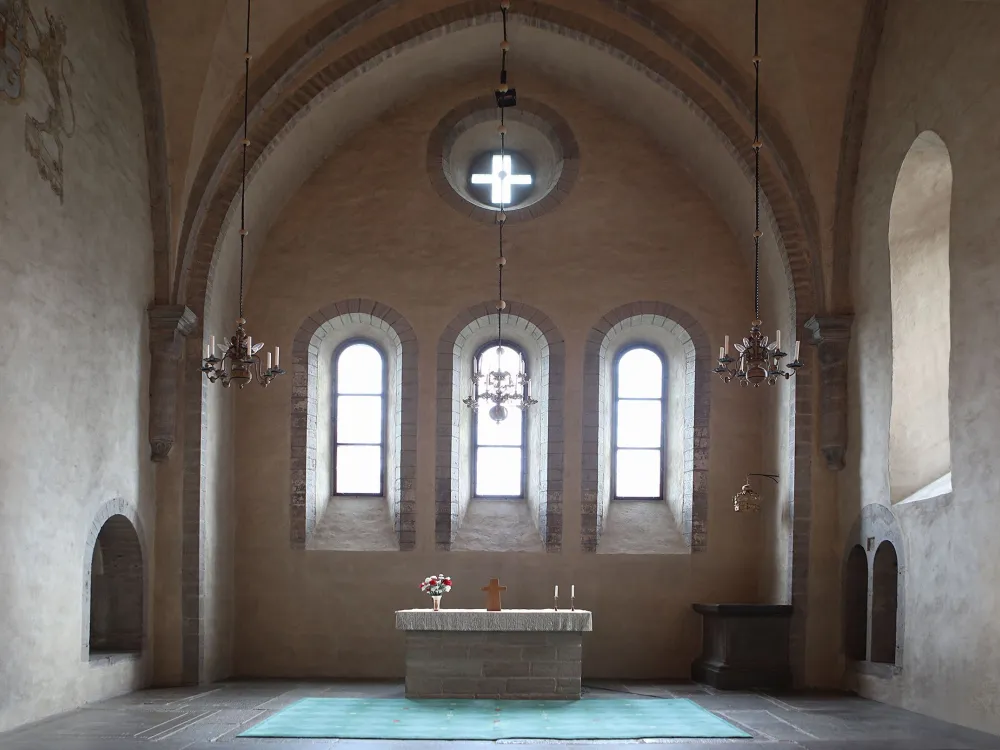 Vreta Kloster church village and monastery ruins