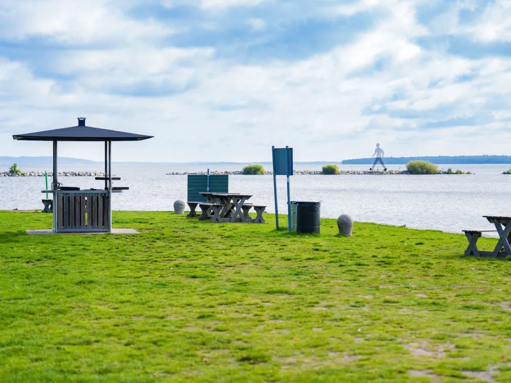 Grillplats vid Bergs nedre gästhamn