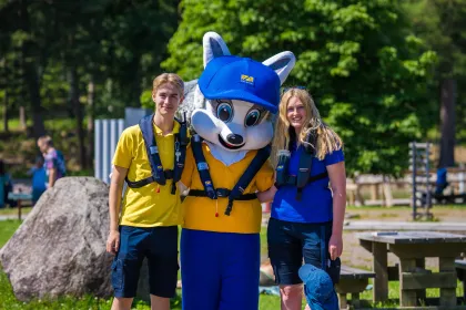 Slussvärd, arbetsledare och Grynet Grävling