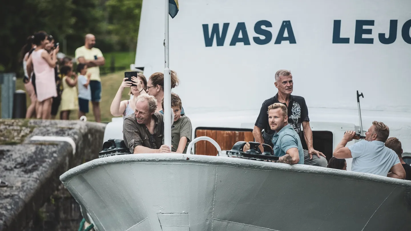 Passagerare på M/S Wasa Lejon