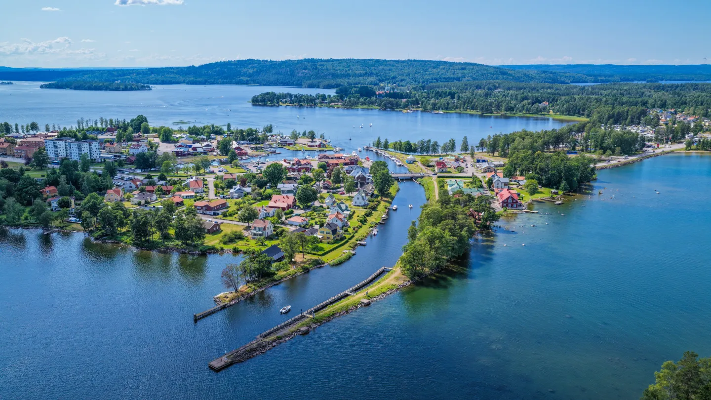Karlsborg från ovan 
