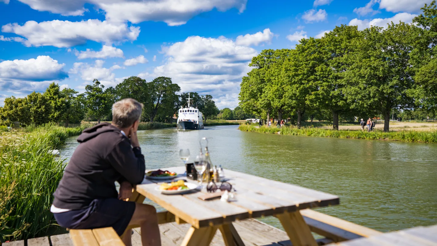 Paus på bryggan